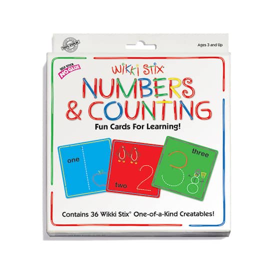 Wikki Stix® Numbers & Counting Cards Set